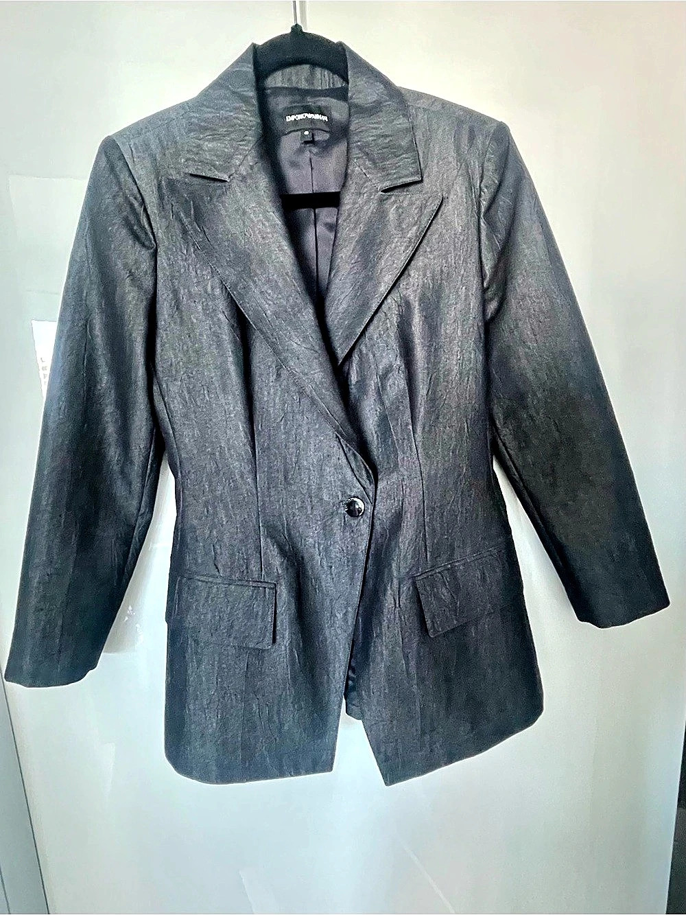 Emporio Armani Gray Blazer Jacket Size 40